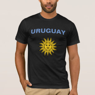 Black Uruguay Sun of May T-Shirt