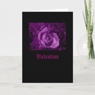 Black Valentine Holiday Card