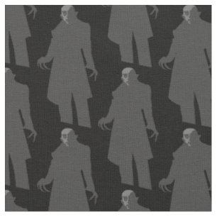 black vampire nosferatu spooky black fabric