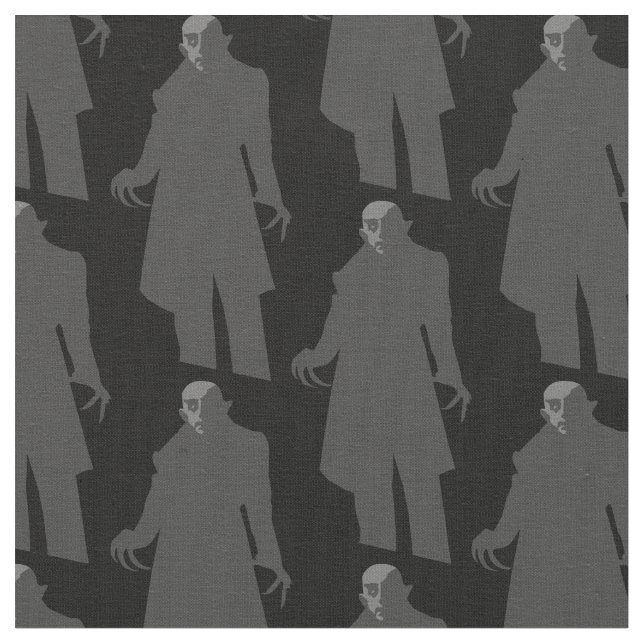 black vampire nosferatu spooky black fabric (Close Up)