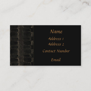 Black Velvet Business Card