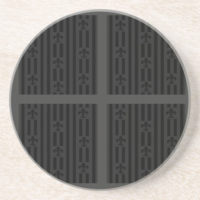 Black Velvet Coaster (Front)