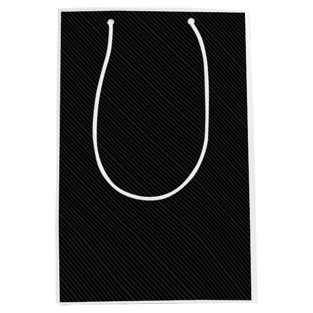 Black Velvet Medium Gift Bag (Front)
