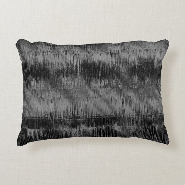Black Velvet Tie-Dye Cushion (Front)
