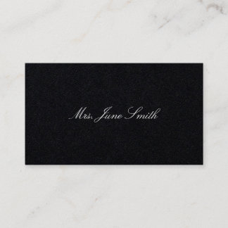 Black Victorian Calling Cards