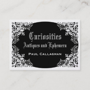 Black Victoriana Business Card
