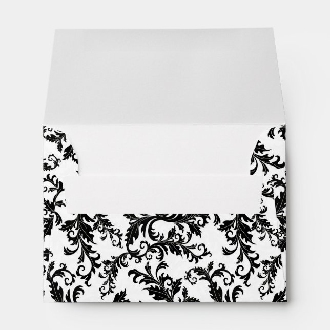 Black Vine Envelope (Back (Bottom))