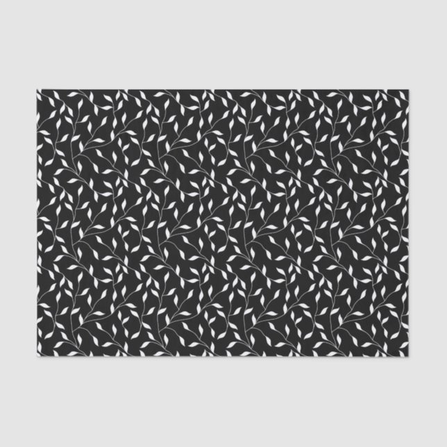 Black Vine Tissue Paper (Front)