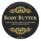 Black Vintage Body Butter Labels