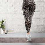 Black Vintage Marbled Paper Leggings<br><div class="desc">This seamless pattern recreated the feel of an amazing marbled paper technology used for classic notebooks that were popular in the 18th and 19th century. Available in several color variants, also with classic notebook labels. A great gift idea for a booklover, a librarian, or a lover of paper crafts. First...</div>