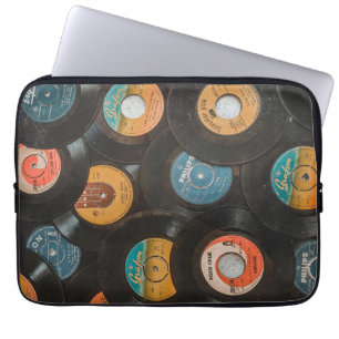 Black Vinyl Classic Records Laptop Sleeve