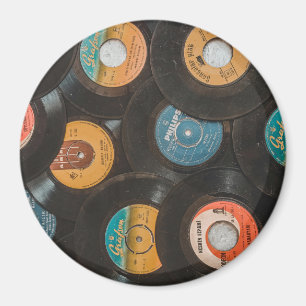 Black Vinyl Classic Records Magnet
