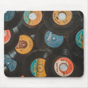 Black Vinyl Classic Records Mouse Mat