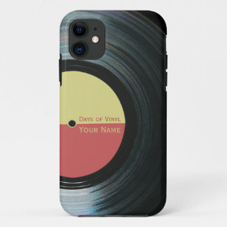 Black Vinyl Record Effect iPhone 5/5S Case