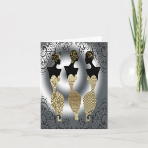 Black Vogue in Gold Card