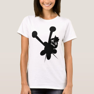 black voodoo doll needles torture T-Shirt