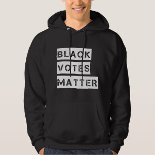 Black Votes Matter Stencil Custom Color Hoodie