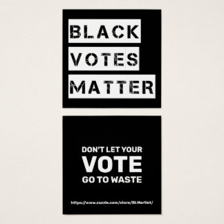 Black Votes Matter Stencil Custom Text and Colors