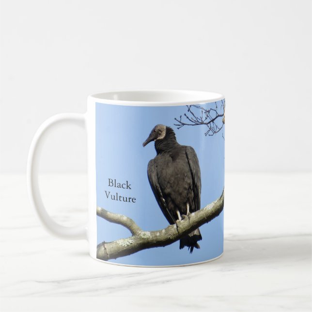 Black Vulture Coffee Mug (Left)