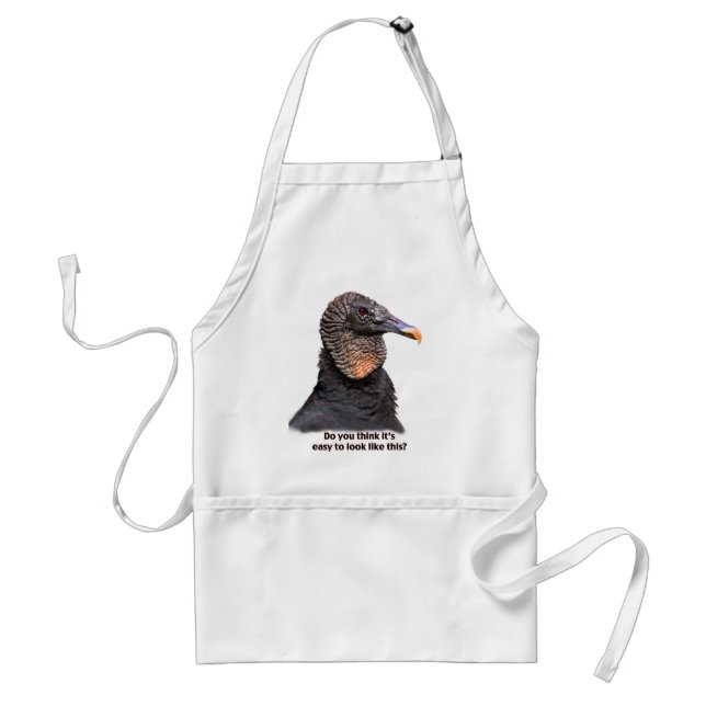 Black Vulture, Humourous Standard Apron (Front)