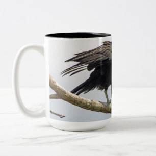 Black Vulture Large Mug