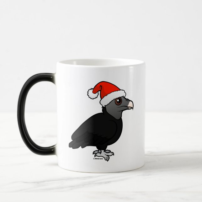 Black Vulture Santa Magic Mug (Left)