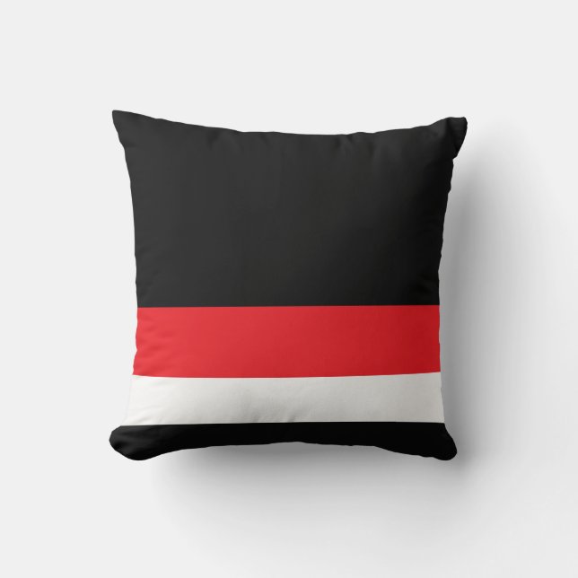 Black w/ Divider Lines + Any Two Colours Cushion (Front)