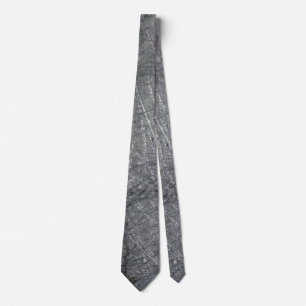 Black Wall Neck Tie with graphite design