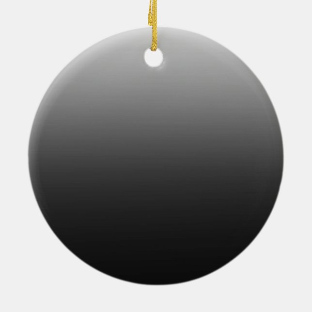 Black Wallpaper Ceramic Tree Decoration (Back)