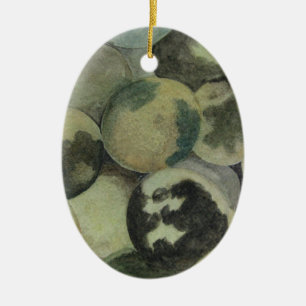 Black Walnuts Ceramic Tree Decoration