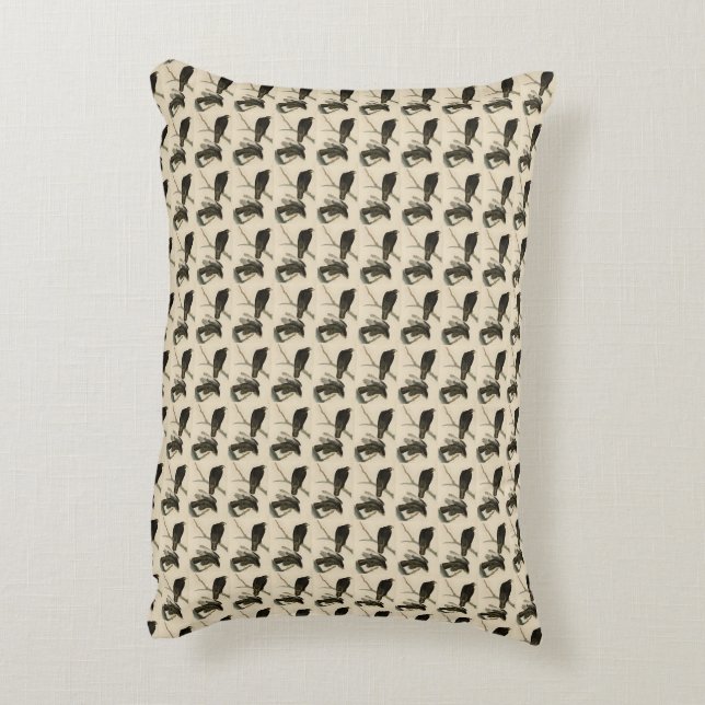 Black Warrior (Red-tailed Hawk) from Audubon Birds Decorative Cushion (Back(Vertical))