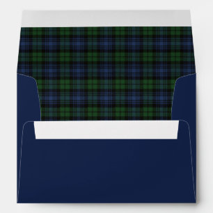Black Watch Ancient Scottish Tartan Envelope