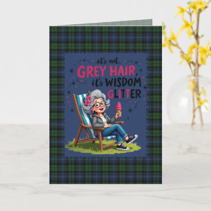 Black Watch Ancient Scottish Tartan Humorous Card