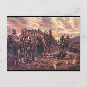 Black Watch at Magersfontein Postcard