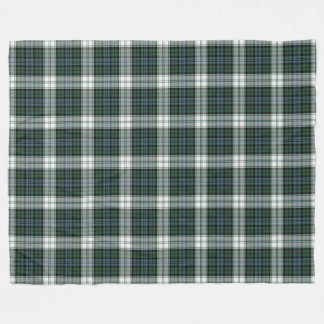 Black Watch dress green tartan checkered plaid  Fleece Blanket