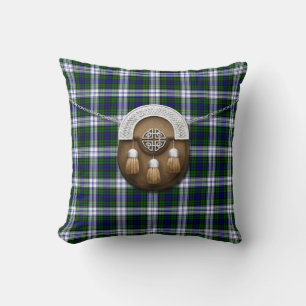 Black Watch Fashion Tartan And Sporran Cushion