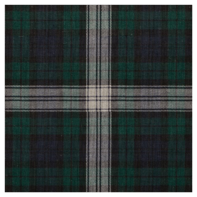 Black Watch Modern Original Scottish Tartan Fabric (Swatch)