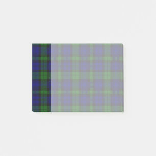 Black Watch or Clan Campbell Tartan Post-it Notes