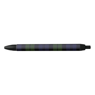 Black Watch Plaid Pen