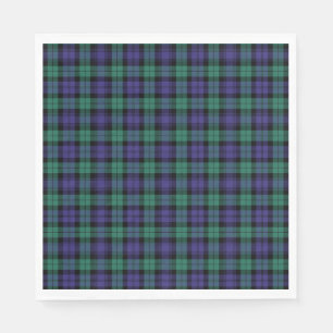 Black Watch Scottish Tartan Napkin