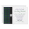 Black Watch Scottish Tartan Wedding Invitation