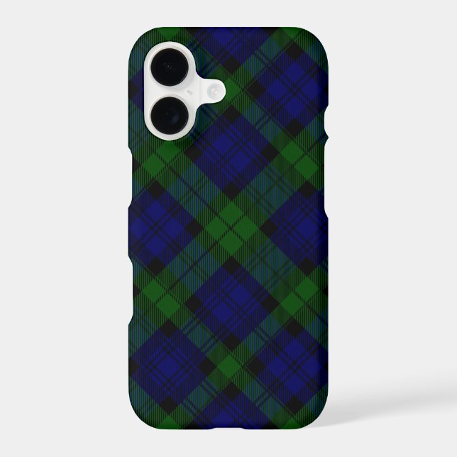 Black Watch Tartan Blue Green Plaid (Back)