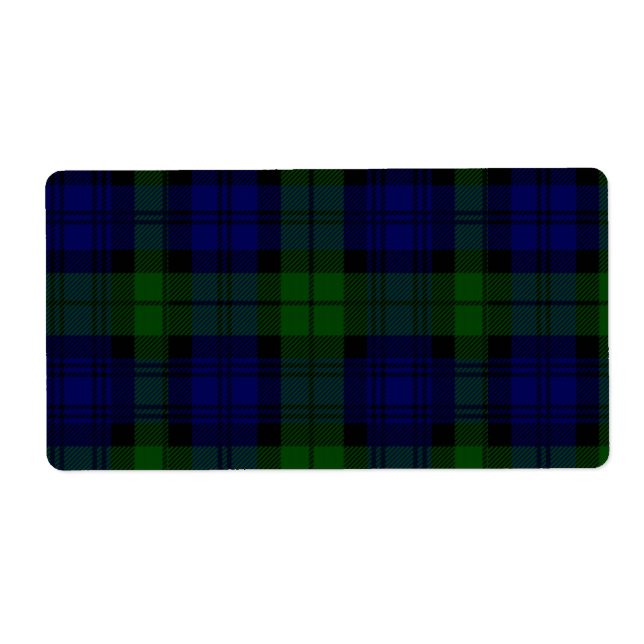 Black Watch Tartan Blue Green Plaid (Front)