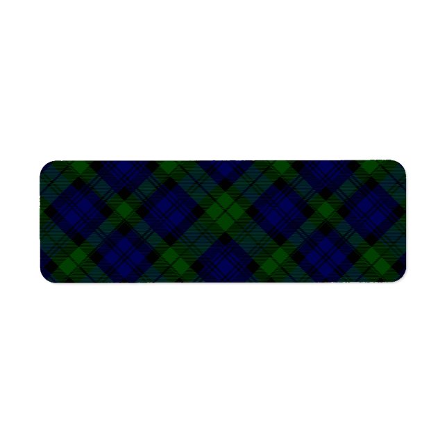 Black Watch Tartan Blue Green Plaid (Front)