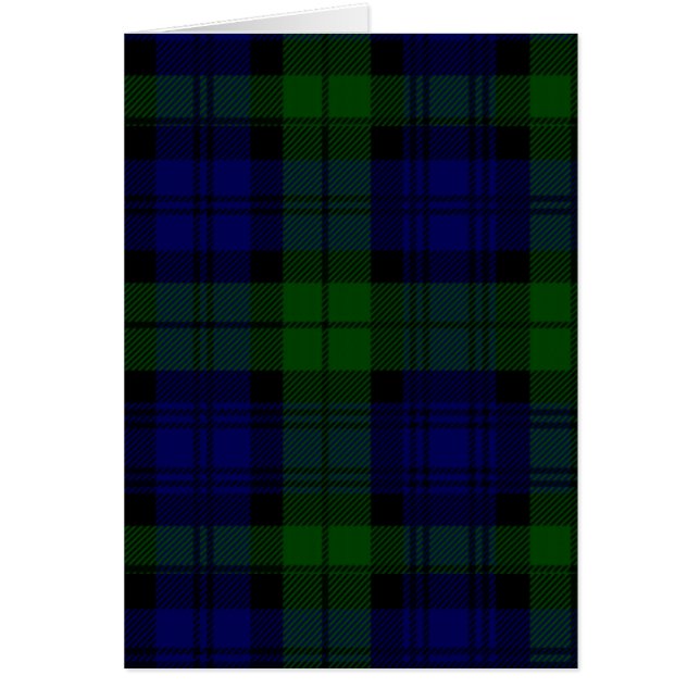 Black Watch Tartan Blue Green Plaid (Front)