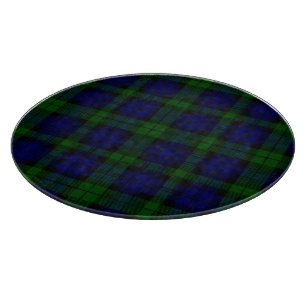 Black Watch Tartan Blue Green Plaid Cutting Board
