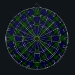 Black Watch Tartan Blue Green Plaid Dartboard<br><div class="desc">Black Watch Clan Tartan Blue Green Plaid</div>
