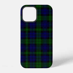Black Watch Tartan Blue Green Plaid iPhone 12 Case