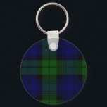 Black Watch Tartan Blue Green Plaid Key Ring<br><div class="desc">Black Watch Clan Tartan Blue Green Plaid</div>