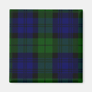 Black Watch Tartan Blue Green Plaid Magnet